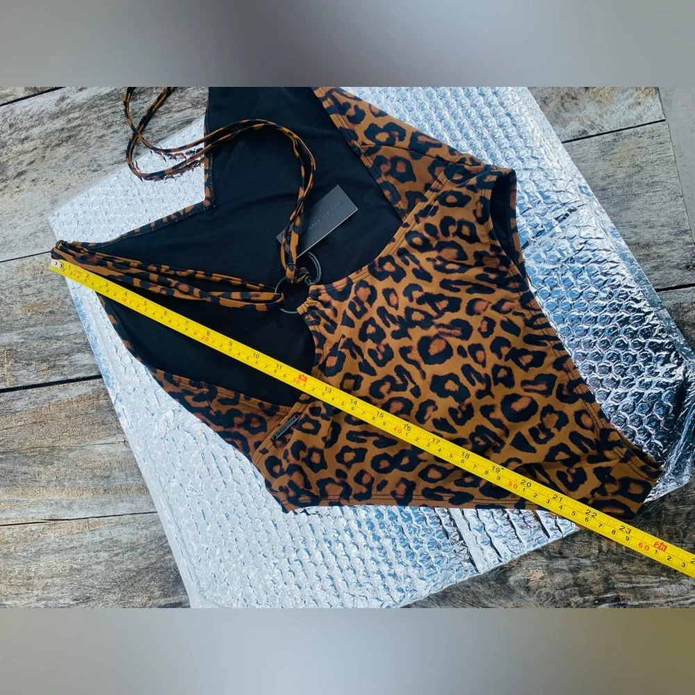 Kendall and Kylie SwimSuit Animal Cheetah Leopard Print Cheekiny